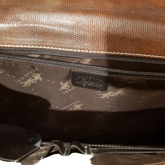 FRANCINELO Italian Leather Satchel / Briefcase / Portfolio - Picture 3 of 7